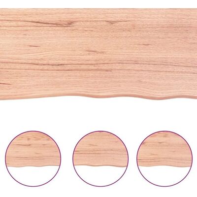 vidaXL Estante flotante de madera - 140x40x4 cm - Estilo rústico vidaXL Estante flotante de madera - 140x40x4 cm - Estilo rústico