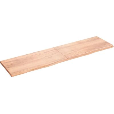 Estante de madera de roble claro - Repisa flotante vidaXL Estante de madera de roble claro - Repisa flotante vidaXL