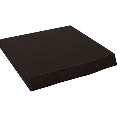 Étagère en chêne foncé vidaXL - Étagère murale rustique 60x50cm - Publicité Étagère en chêne foncé vidaXL - Étagère murale rustique 60x50cm - Publicité