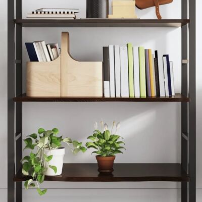 vidaXL Wandregal Dunkelbraun - Wandregal, 80x50x2 cm, Massivholz, Eiche, Behandelt vidaXL Wandregal Dunkelbraun - Wandregal, 80x50x2 cm, Massivholz, Eiche, Behandelt