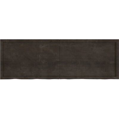 Étagère murale en bois marron foncé 180x60x4 cm vidaXL - Publicité Étagère murale en bois marron foncé 180x60x4 cm vidaXL - Publicité