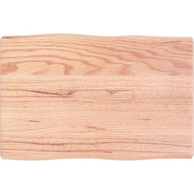 vidaXL 363932 Tisch Hellbraun Massives Eichenholz 60x50x2 cm - Tisch vidaXL 363932 Tisch Hellbraun Massives Eichenholz 60x50x2 cm - Tisch