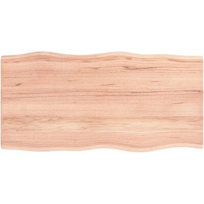 vidaXL 80x40x2 cm Massiv Eichenplatte - Hellbraun vidaXL 80x40x2 cm Massiv Eichenplatte - Hellbraun