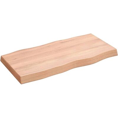 vidaXL Table Top Solid Oak 80x40x6cm - Live Edge Desk Top vidaXL Table Top Solid Oak 80x40x6cm - Live Edge Desk Top