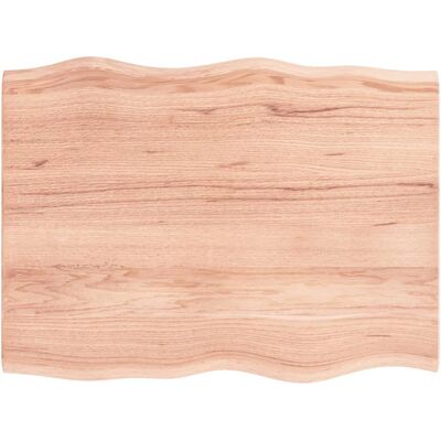 vidaXL 363944 Bordplade - Massivt eg - 80x60x2 cm vidaXL 363944 Bordplade - Massivt eg - 80x60x2 cm