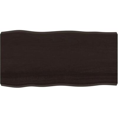 vidaXL Mørkgrå Eg Bordplade 100x50x6 cm - Bordplade vidaXL Mørkgrå Eg Bordplade 100x50x6 cm - Bordplade
