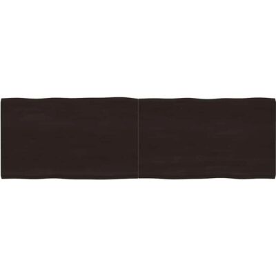 vidaXL Wooden Table Top - 200x60 cm - Solid Oak, Dark Grey vidaXL Wooden Table Top - 200x60 cm - Solid Oak, Dark Grey