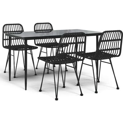 Maisonchic Model - Garden Dining Set - Weather-Resistant Synthetic Rattan Maisonchic Model - Garden Dining Set - Weather-Resistant Synthetic Rattan