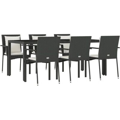 Maisonchic Modell 106091 - Modular Gartentisch-Set - Schwarz Maisonchic Modell 106091 - Modular Gartentisch-Set - Schwarz