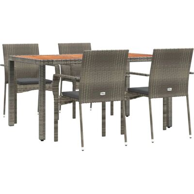 Maisonchic Gartentisch-Set - Wetterfestes Polyrattan, Stahlrahmen Maisonchic Gartentisch-Set - Wetterfestes Polyrattan, Stahlrahmen