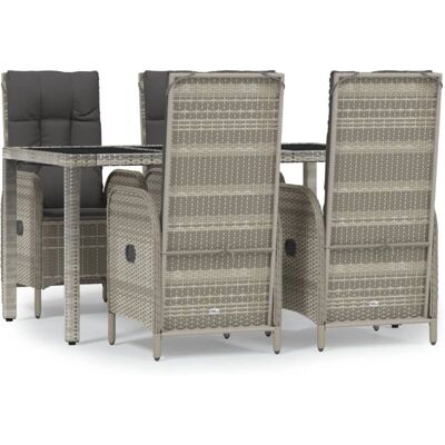 Maisonchic Tuin Eetset 5-delig met Kussens Maisonchic Tuin Eetset 5-delig met Kussens