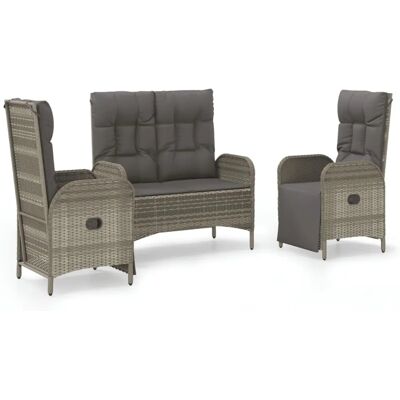 VidaXL Gartenset - Wetterfester Rattan - Tisch & Stühle VidaXL Gartenset - Wetterfester Rattan - Tisch & Stühle