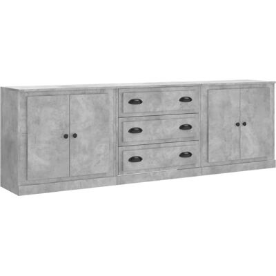 Maisonchic Model 3-Piece Wooden Sideboards - Furniture Maisonchic Model 3-Piece Wooden Sideboards - Furniture