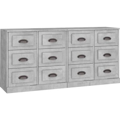 vidaXL Modell 3185283 Beton Grau Wohnzimmer Sideboard - Sideboard vidaXL Modell 3185283 Beton Grau Wohnzimmer Sideboard - Sideboard