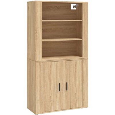 vidaXL Sonoma Eiche Highboard - Sideboard/Buffet - Wohnzimmer vidaXL Sonoma Eiche Highboard - Sideboard/Buffet - Wohnzimmer