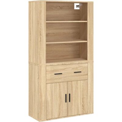 vidaXL Sonoma Eichen Highboard - Wohnzimmerbuffet vidaXL Sonoma Eichen Highboard - Wohnzimmerbuffet