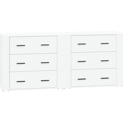 vidaXL 3185407 Weiß Wohnzimmer Sideboard - Sideboard/Buffet vidaXL 3185407 Weiß Wohnzimmer Sideboard - Sideboard/Buffet