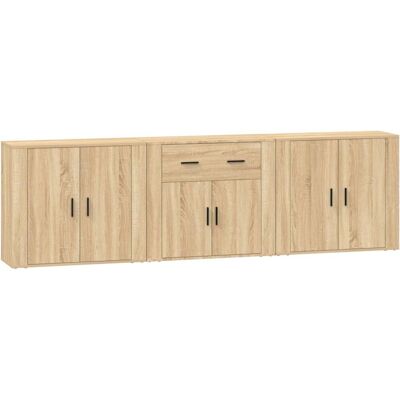 vidaXL 3185418 Sonoma Eichen Sideboard - Sideboard vidaXL 3185418 Sonoma Eichen Sideboard - Sideboard