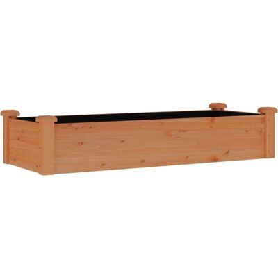 vidaXL Hochbeet mit Einlage - Gartenpflanzkübel - 120x45x25 cm vidaXL Hochbeet mit Einlage - Gartenpflanzkübel - 120x45x25 cm