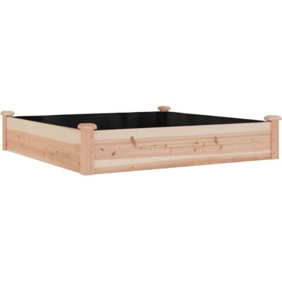 vidaXL Hochbeet mit Einlage - Gartentopf - 120x120x25 cm vidaXL Hochbeet mit Einlage - Gartentopf - 120x120x25 cm