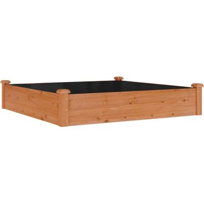 Verhoogd Bed met Inzet - Tuin Plantbak 120x120x25 cm Verhoogd Bed met Inzet - Tuin Plantbak 120x120x25 cm