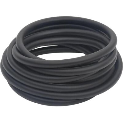 vidaXL Hybrydowy wąż powietrzny 2m Czarny Guma PVC - Wąż powietrzny vidaXL Hybrydowy wąż powietrzny 2m Czarny Guma PVC - Wąż powietrzny