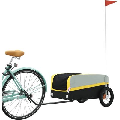 cykelanhænger 30kg Gul 122x52.5x42.5cm - Cykelanhænger cykelanhænger 30kg Gul 122x52.5x42.5cm - Cykelanhænger