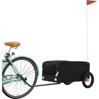 vidaXL Fahrrad-Lastenanhänger - Robustes Eisen - 30 kg Max vidaXL Fahrrad-Lastenanhänger - Robustes Eisen - 30 kg Max