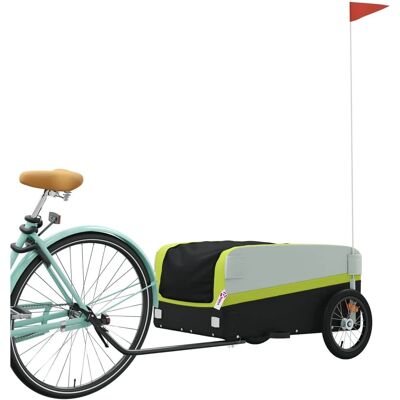 vidaXL Fahrradanhänger - 45 kg - Grün vidaXL Fahrradanhänger - 45 kg - Grün