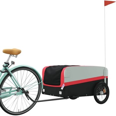 vidaXL Fahrradanhänger - Schwerlast Eisen, 137x69x59cm vidaXL Fahrradanhänger - Schwerlast Eisen, 137x69x59cm