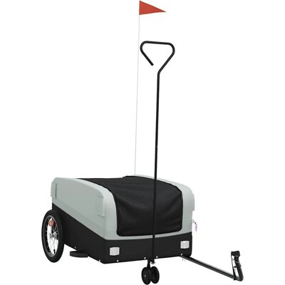 vidaXL Fietsaanhanger - IJzer, 138x69x58 cm, Max 45 kg vidaXL Fietsaanhanger - IJzer, 138x69x58 cm, Max 45 kg
