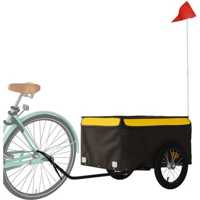 vidaXL Fietstrailer - Sterk ijzeren ontwerp - 45 kg vidaXL Fietstrailer - Sterk ijzeren ontwerp - 45 kg