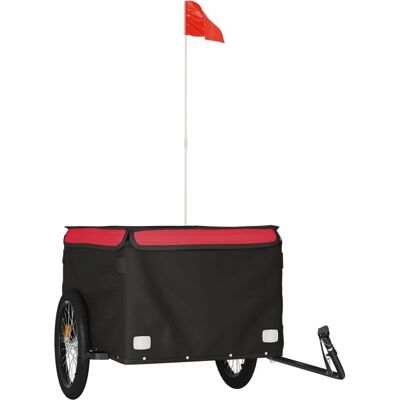 vidaXL Cyklistický přívěs - 45kg Železo 134x69x59cm vidaXL Cyklistický přívěs - 45kg Železo 134x69x59cm