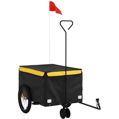 vidaXL Fahrrad-Transportanhänger - 124x53x45cm - Stahl vidaXL Fahrrad-Transportanhänger - 124x53x45cm - Stahl