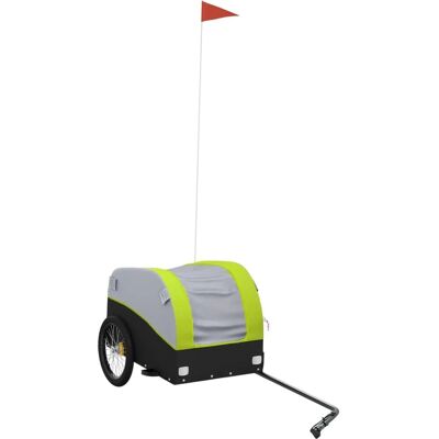 vidaXL Fietskar - 123 x 52 x 53 cm - Groen - Fietskar vidaXL Fietskar - 123 x 52 x 53 cm - Groen - Fietskar