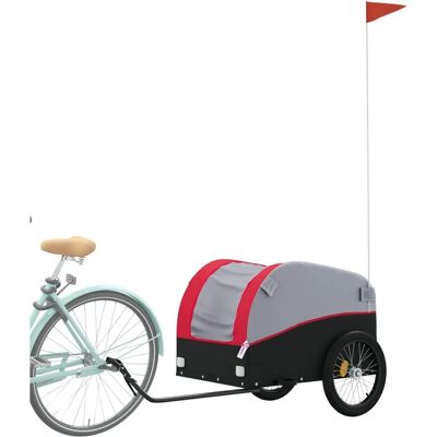 vidaXL Fahrradanhänger - Schwerlast Eisen, 126x63x63cm vidaXL Fahrradanhänger - Schwerlast Eisen, 126x63x63cm