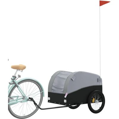 vidaXL Fahrradanhänger - 45kg Tragkraft - 126x63x63 cm vidaXL Fahrradanhänger - 45kg Tragkraft - 126x63x63 cm