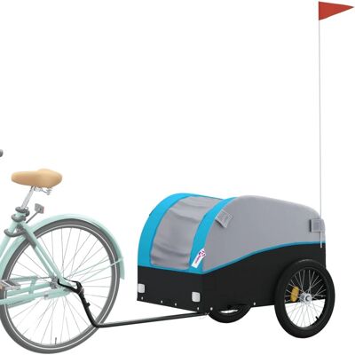 vidaXL Fahrradanhänger - Schwerlast Eisen - 133x68x68cm vidaXL Fahrradanhänger - Schwerlast Eisen - 133x68x68cm
