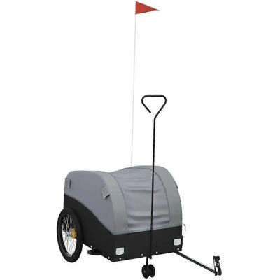 vidaXL Fahrradanhänger - Robuster Eisen-Lastwagen 45kg vidaXL Fahrradanhänger - Robuster Eisen-Lastwagen 45kg