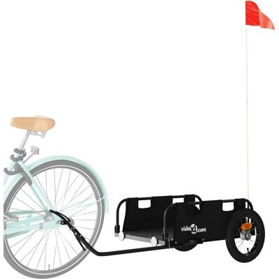 vidaXL Fahrradanhänger - Robustes Oxford Eisen 30kg vidaXL Fahrradanhänger - Robustes Oxford Eisen 30kg