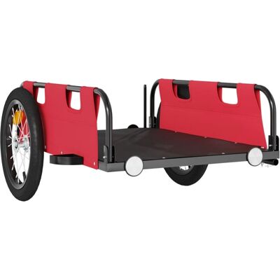 vidaXL Nákladní cyklotrailer - Odolné železo & Oxford textilie vidaXL Nákladní cyklotrailer - Odolné železo & Oxford textilie