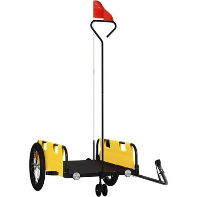 vidaXL Fahrradanhänger Gelb - Fahrradanhänger vidaXL Fahrradanhänger Gelb - Fahrradanhänger
