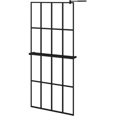 vidaXL Frosted Walk-in-Duschwand - Duschwand vidaXL Frosted Walk-in-Duschwand - Duschwand