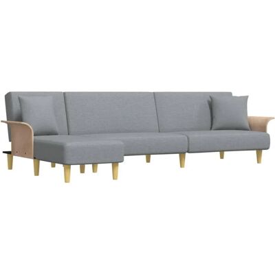 Canapé-Lit VIDAXL - Gris Clair - 279x140x70 cm - Publicité Canapé-Lit VIDAXL - Gris Clair - 279x140x70 cm - Publicité