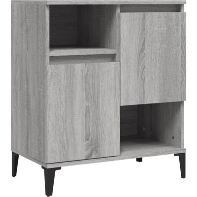 vidaXL Sonoma Gris 2 Pièces - Meubles de rangement - Publicité vidaXL Sonoma Gris 2 Pièces - Meubles de rangement - Publicité
