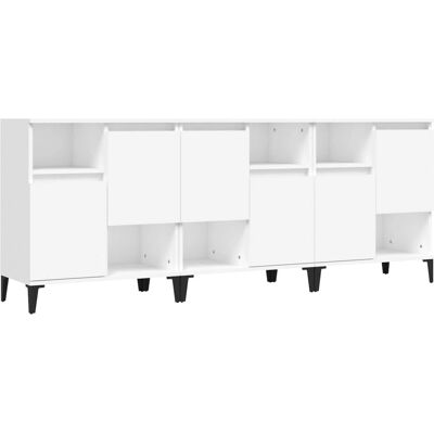 vidaXL 3185743 Witte Sideboards 3 stuks - Dressoir vidaXL 3185743 Witte Sideboards 3 stuks - Dressoir