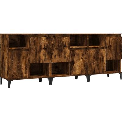 Maisonchic 3-tlg. Sideboard-Set - Moderne Eiche - 60cm Maisonchic 3-tlg. Sideboard-Set - Moderne Eiche - 60cm