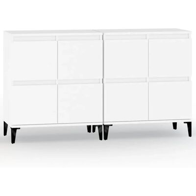vidaXL 3185759 Weiß Sideboard - Sideboard vidaXL 3185759 Weiß Sideboard - Sideboard