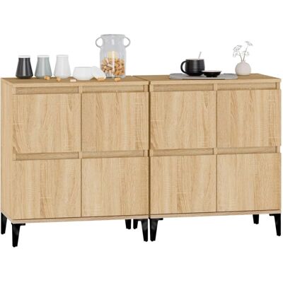 VIDAXL Sonoma Eiken 2-Deurs Kast VIDAXL Sonoma Eiken 2-Deurs Kast