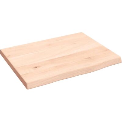 vidaXL Brązowa 40x30x2 cm Blat łazienkowy - Drewno lite vidaXL Brązowa 40x30x2 cm Blat łazienkowy - Drewno lite